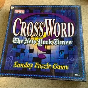 CROSSWORD GAME NY TIMES SEALED NEW